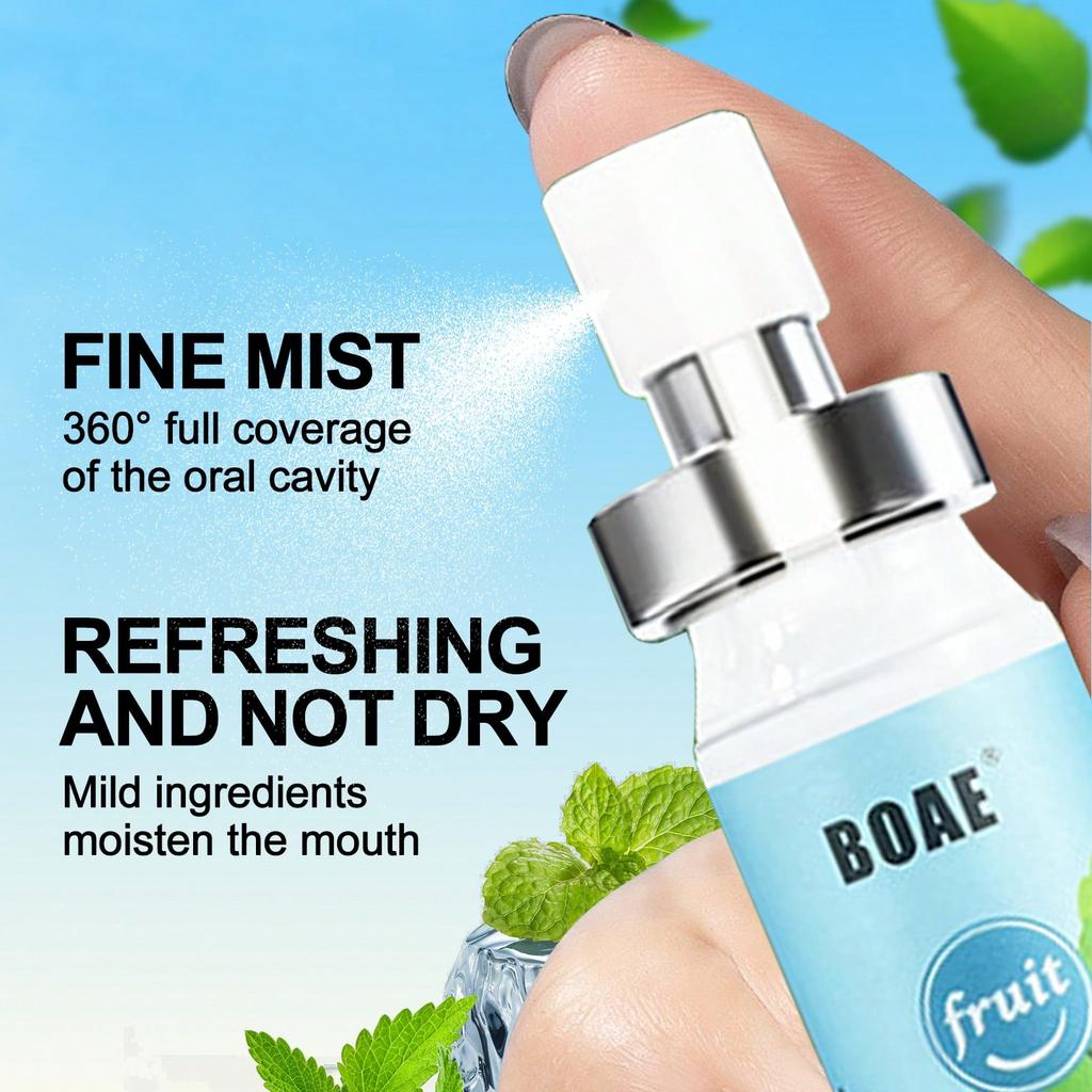1PC Mint Freshening Oral Spray, Breath Freshener, Long-Lasting Fragrance, Eliminates Odors,Caring Fo