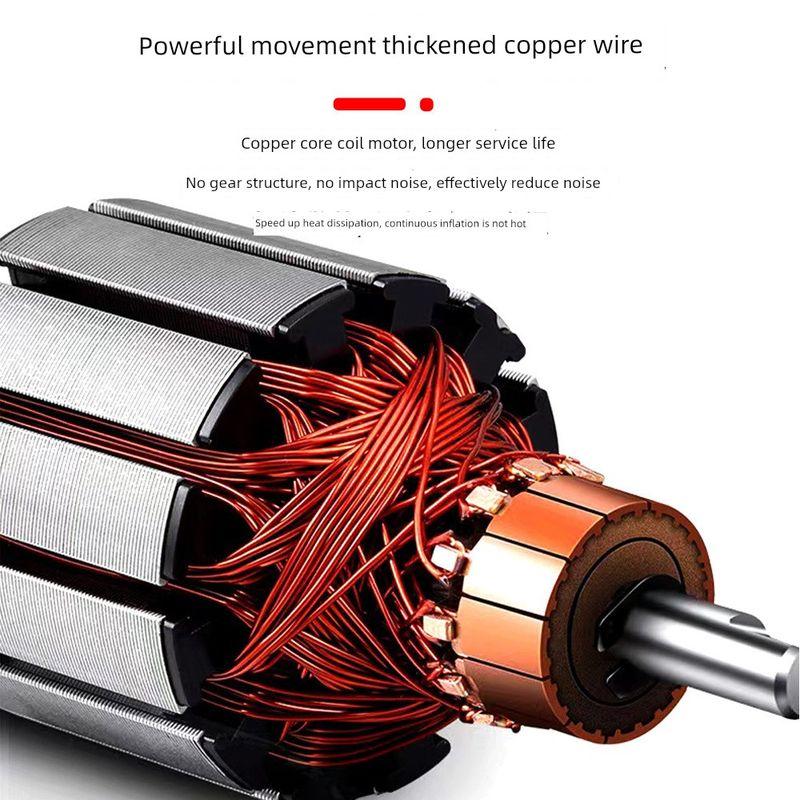 Vehicle Air Pump Portable Car Air Pump Car Tire Electric High Power 12V Double Cylinder Air Pump