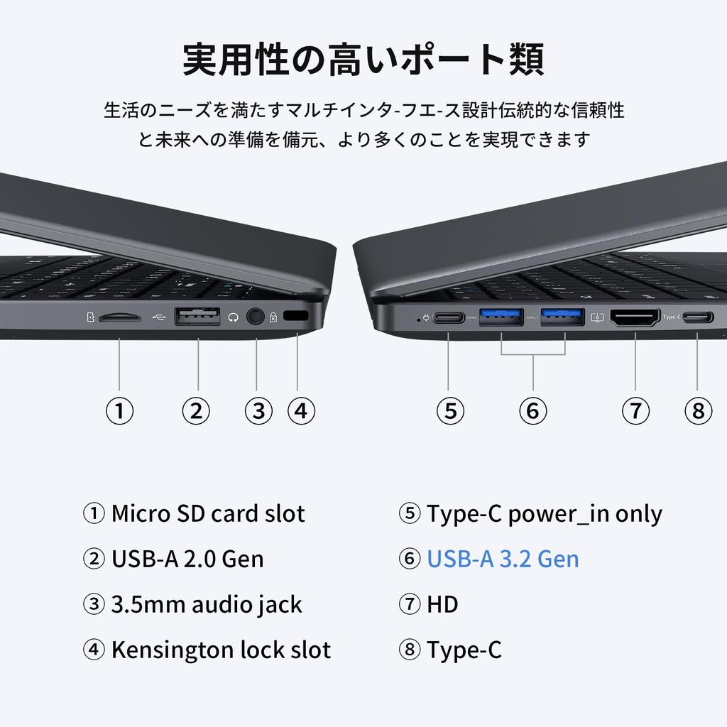 BiTECOOL N95 with Office 4C4T LPDDR5 12GB Memory 256GB Full Fingerprint USB and Lightweight and Slim Laptop Laptop, 15.6-inch, 2024, + SSD, HDMI, HD,