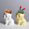 Ceramic Fleshy Plant Pot Kitten Planter Plant Flowerpot Ornament for Fleshy Plant Cactuses Container for Home Balcony