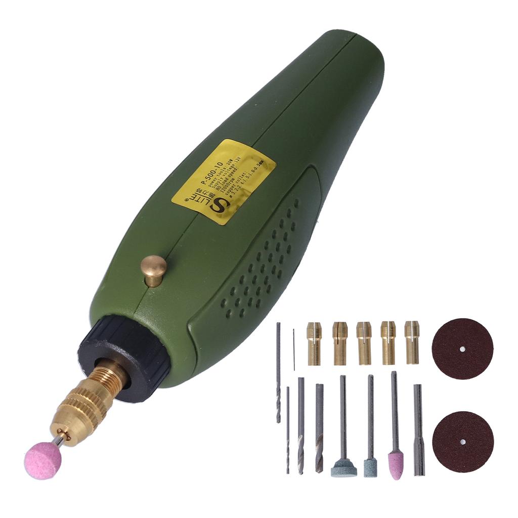 Electric Grinding Pen Manual Engraving Trimming Polishing Rotary Tool Kit 12000RPM