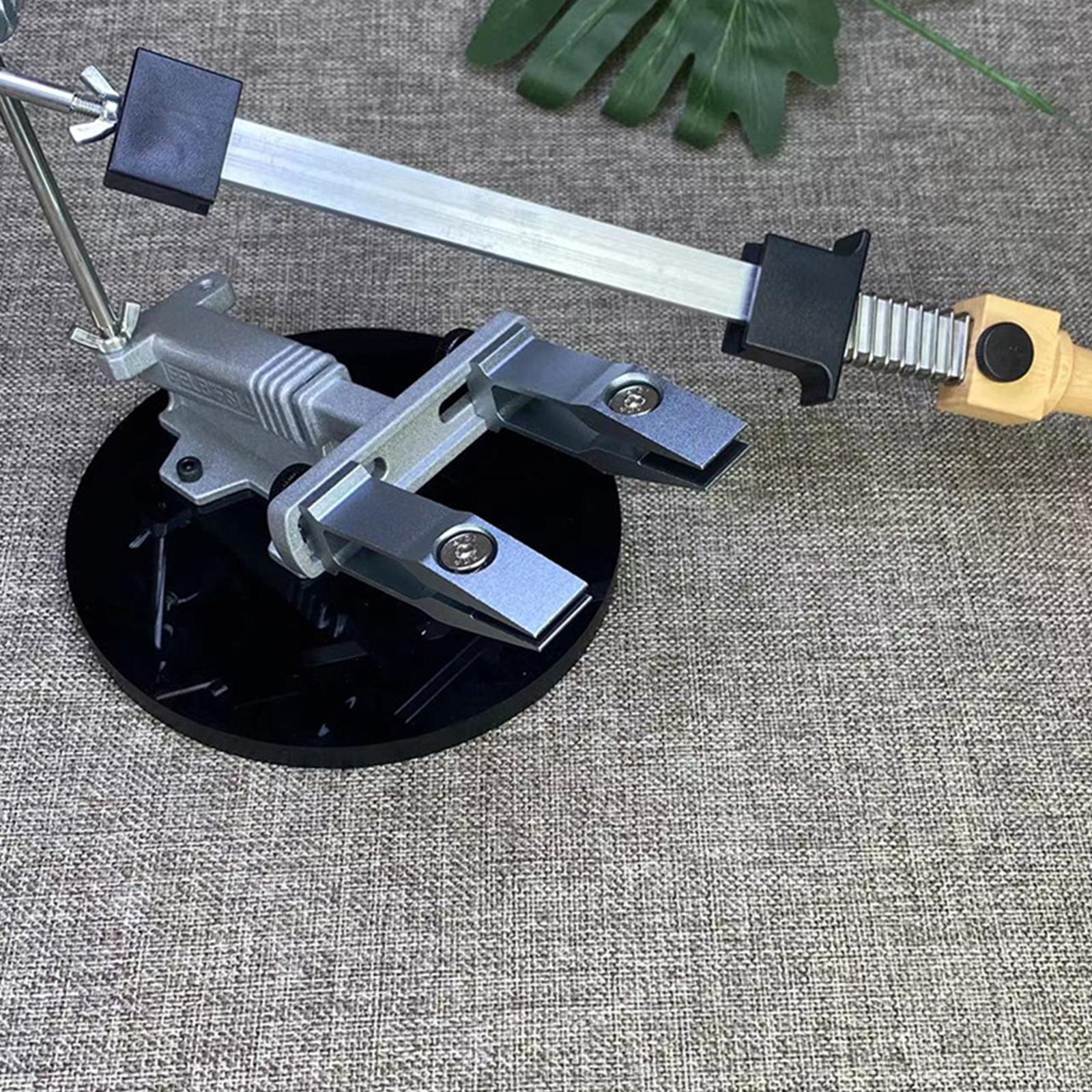 

Фиксированная точилка для ножей с 3 точильными камнями Система заточки ножей Набор для заточки ножей для использования на кухне и в ресторане United States