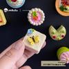 3D Cartoon Ice Cream Cone Cake Refrigerator Magnet Toy Decoration Accessories