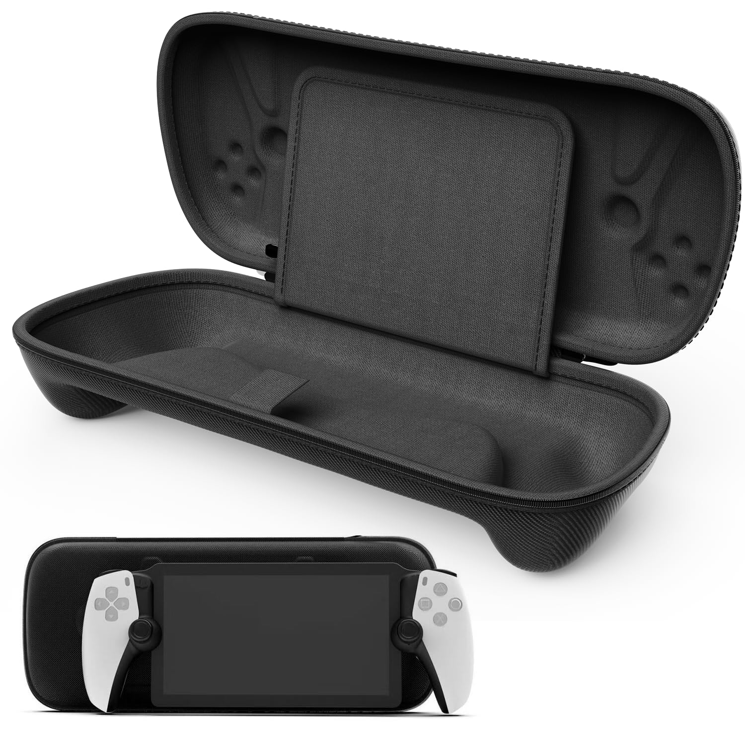 

NIJIAKIN Портативный чехол для PS5 Remote Full Легкий для переноски Игрок, Защита, Ударопрочный, Устойчивый к царапинам, Водонепроницаемый, Пылезащитный,