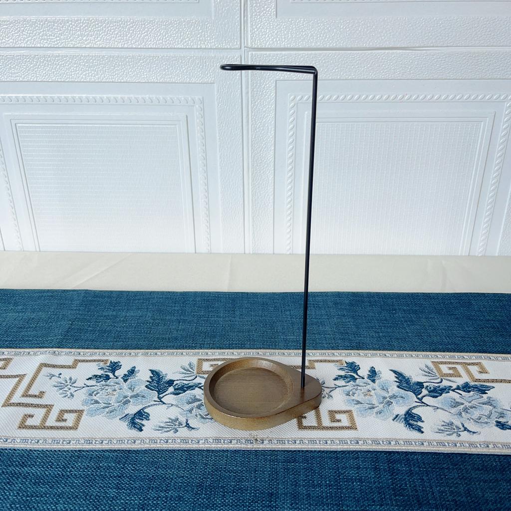 Hořák na vonné tyčinky vzhůru nohama Držák na vonné tyčinky Dřevěný kulatý podnos na vonné tyčinky Ornament Ložnice Domácí dekorace na jógu