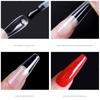 False Nails Full Cover Matte Gel Tips 440~550pcs/ Box Nail Art American Capsule Press On Coffin Almond Oval Fake Nails Tool