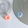 Simple Acrylic Flower Pendant Necklace Fashion Collar Necklaces Clavicle Chain Choker Necklace Neck Chain Jewelry