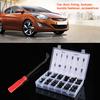 240 Pcs Car Push Pin Rivet Trim Clip Panel Body Interior Assortment with Remover Tool