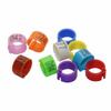 1000 Pcs Pet Supplies Bird Clip Ring 8mm Plastic Digital Markup Parrot Pigeons 10 Colors Marking Ring No.1-100