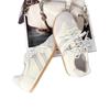 Leather German training shoes women's 2025 spring new flat-bottomed casual board shoes sports shoes versatile soft-soled comfortable little white sh