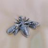 New Rhinestone Bee Brooch: Fashionable Insect Pin for Women's Overcoats and Suits