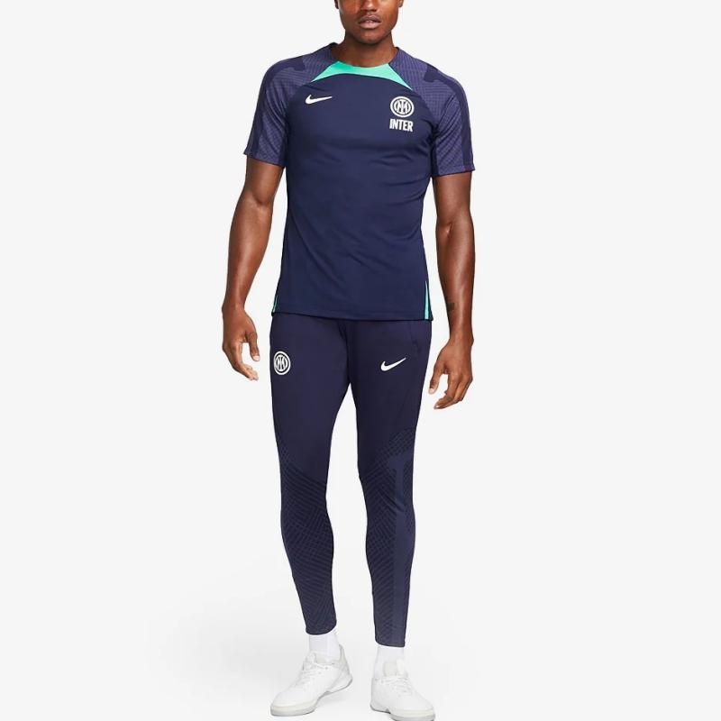 Nike Inter Milan Dri-Fit Strike 22/23 Season Round Neck Slim Fit Sweat-Wicking Quick-Dry Football Shirt Men Tops DM2625-499
