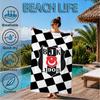 Be?ikta? Istanbul Football Club Emblem Beach Towel, Quick-drying, Easy To Care For, Suitable for Both Fitness and Beach Vacations,Sports Essential