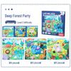 Advanced 3-in-1 Folding Magnetic Puzzle Quiet Book for Early Education