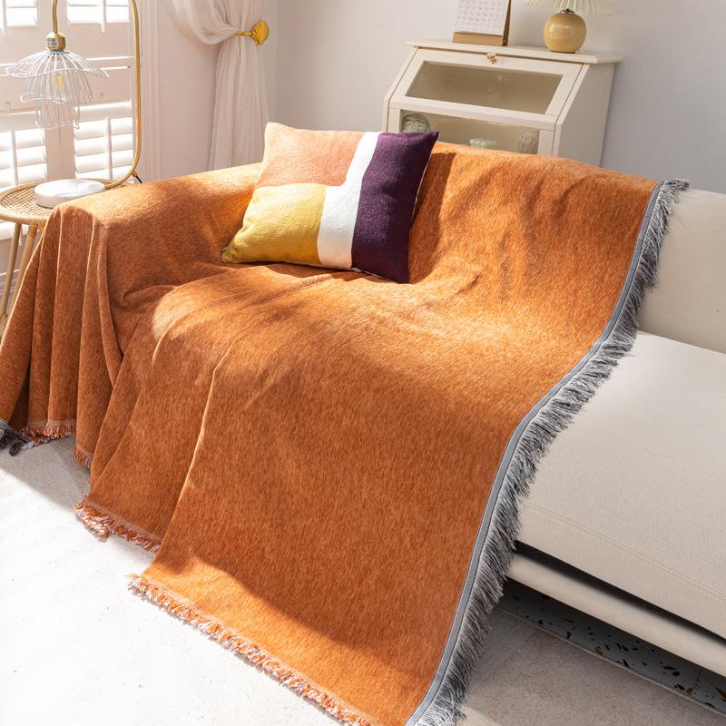 Lazy Cloth Sofa Cover Slipcover Cotton All-Inclusive Cover Cloth Nordic Sofa Cushion Cover Blanket Towel Blanket Four Seasons Universal