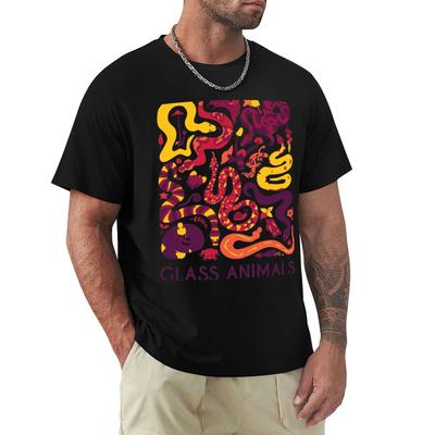 Black Mambo Style TShirt Animal Prinfor Boys Gifts for Boyfriend Clothing Men Graphic T Shirts