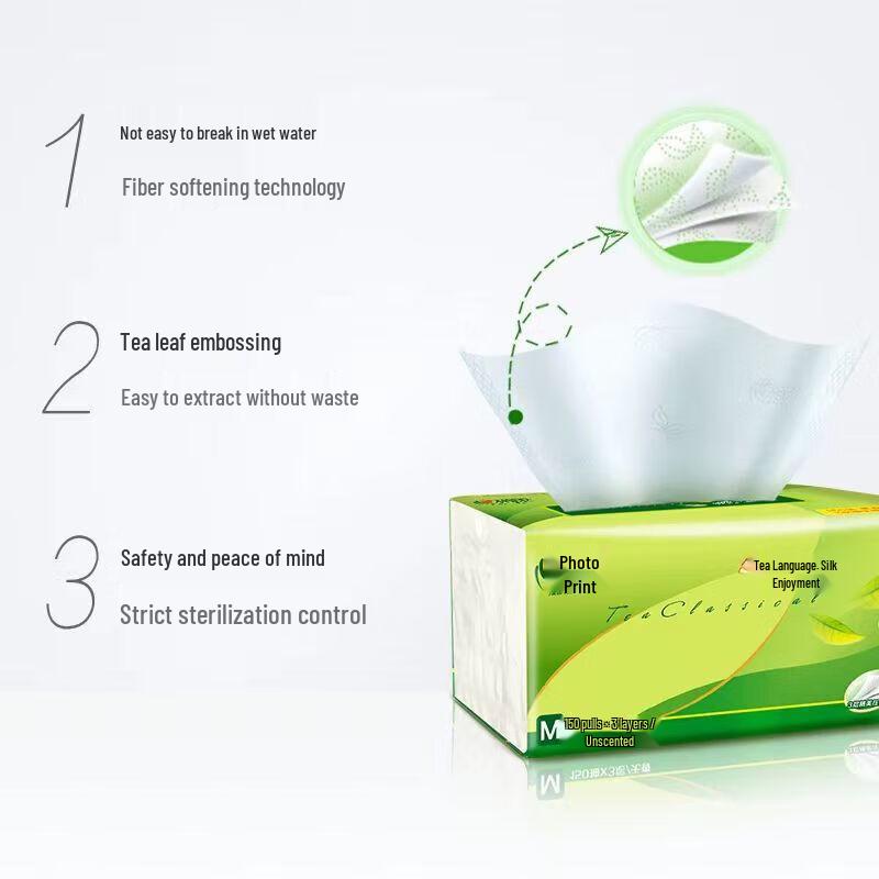 Hanky Panky Tea Language Facial Tissues