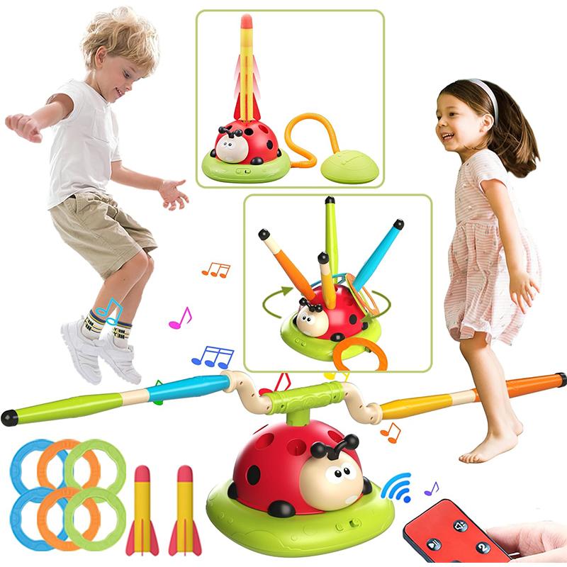 4 Stijlen Lieveheersbeestje Multifunctionele Oefenmachine Ferrule Spring Raketlancer Speelgoed Sport Entertainment Spel Buiten Educatief