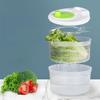 Multi Functional Vegetable Salad Dryer Manual Vegetable Washing Dehydrating Machine Fruit Quick Shaking and Draining Basket