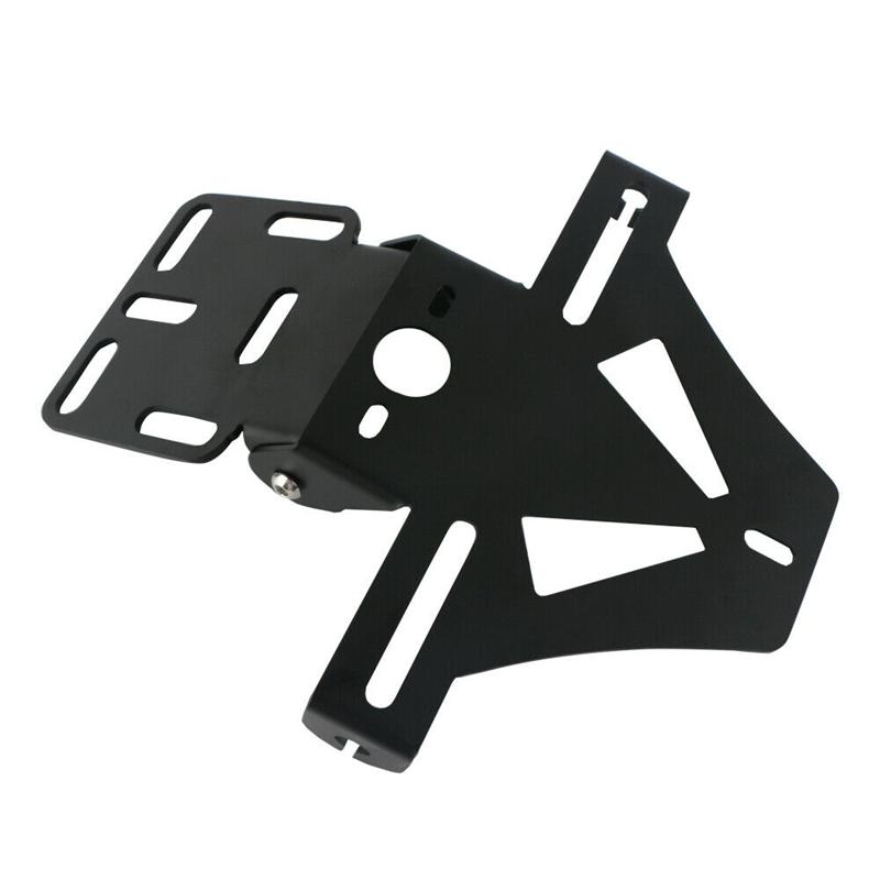 Motorcycle License Plate Mount Bracket Tail Rear Light Bracket Holder for ATV Dirt Bike Motorcycle Sport Street Bikes