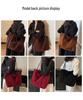 2025 Women's Large Capacity Suede Tote: Versatile Autumn/Winter Crossbody & Commuter Shoulder Bag