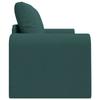 60 cm Dark Green Fabric Sleeper Sofa