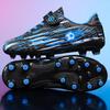 Boys/Kids Rubber Non-slip Velcro Lacing Artificial Turf Football Boots