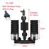 Black Aquarium Filter With Pump For Fish Tank Air Pump Skimmer Biochemical Sponge Filter Aquarium Bio Filters Filtro Aquario
