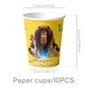 Beaver Birthday Decorations Beaver Party Accessories Cups Ballons Plates Birthday Party Backdrops Hot Anime Decorations