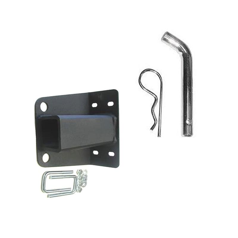 Trailer Tow Hitch with Mounting Hardware Plater Kit Compatible with Kawasaki UTV Mule 600 610 SX KAF400