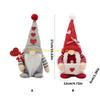 92MF Vibrantly Decoration Plushes Gnomes for Creating a Warm and Romance Setting on Valentines Day Ornamentation