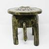 Hand Painted Wooden Elephant 20.32cm Chair Side Table Home Office