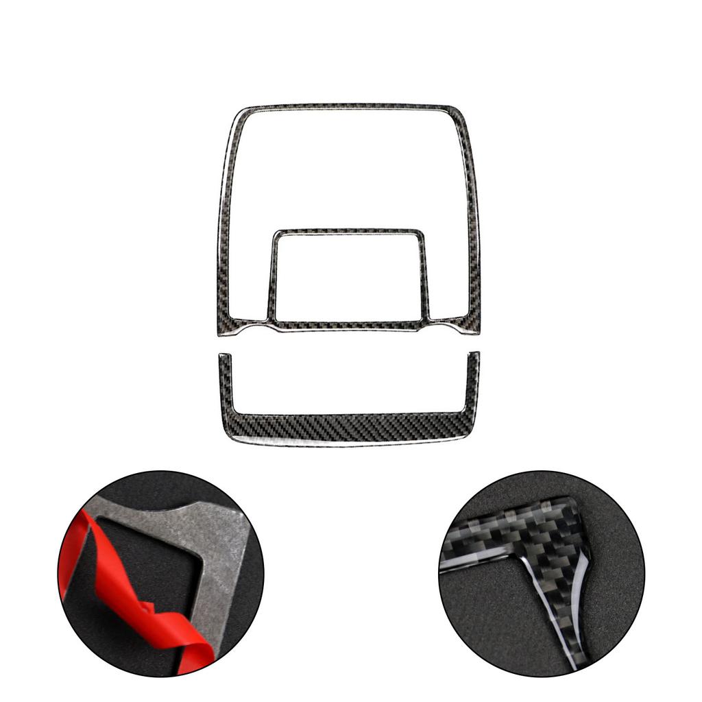 Car Front Reading Light Cover Trim Sticker Carbon Fiber Decal Decoration For BMW X5 E70 X6 E71 2007-2014 Interior Accessories