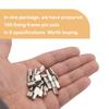 160 Pack Shelf Pins Kit 6 Styles Premium Material CNC Anti-rust Oxidation Resistance Pegs Fool-style Operation Clips Bracket