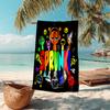 Beach Towel with Sprunki1 Pattern - Soft,absorbent,machine Washable Lightweight&Modern,swimming,Travel Essentials