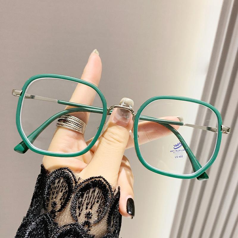 Candy Macaron Color Glasses Frame For Women Myopia Glasses Round Face Without Makeup Personality Glasses Frame