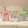 Portable Mesh Makeup Bag Gauze Toiletry Bag Portable Travel Storage Bag  Business