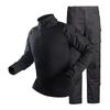 Frog Set Men's Long Sleeved Outdoor Wear Resistant Training Suit