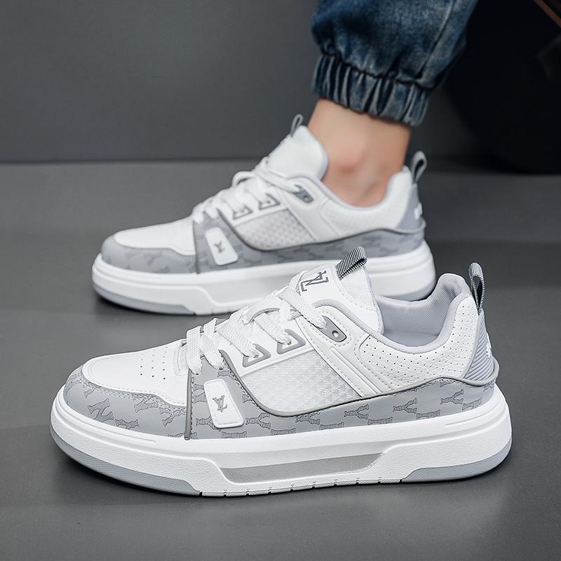 Moda pentru bărbați Pantofi de skateboard ocazional de jos pentru băieți Pantofi comozi Studenți de sex masculin Trend Talpă moale Clasic Respirabil Sală de sport Anti-alunecare