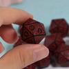 10Pcs 20 Sided Polyhedral Acrylic Table Game Dice D20 Dice for Math Dice Games Acrylic Dices Kit For Party