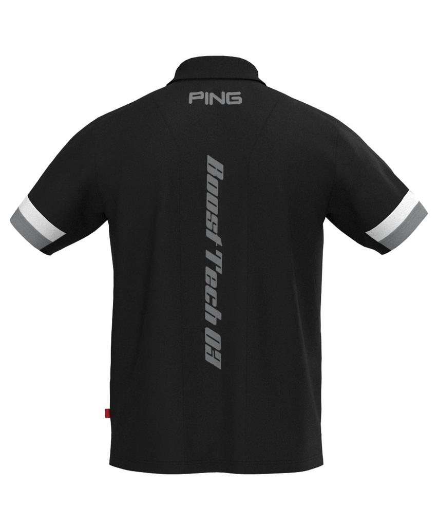 Ping Apparel Short Sleeve Polo Shirt Golf Size LL Men's [AddElm Series] (ADD.03 Technology) / / 621-3260803 010_Black,