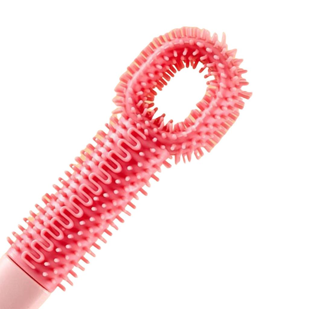 Toe Gap Cleaning Brush Scrub Foot Care Soft Long Handle Silicone Foot Scrubber Feet Cleaner for Shower Bath Men and Women
