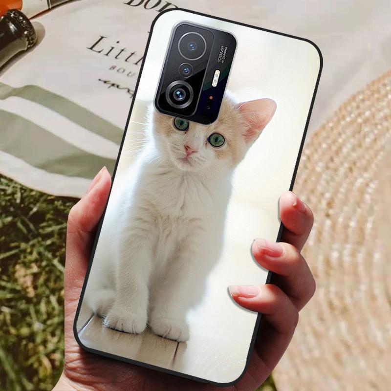 Für Xiaomi 11T Pro Hülle Für Xiaomi mi 11T Pro Hüllen Stoßfestes Silikon Weiches TPU Handy Rückseite Abdeckung Für Xiaomi 11T Pro Fundas