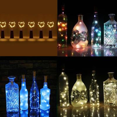 Wine Bottle Light String For Wedding Festival Party Decor