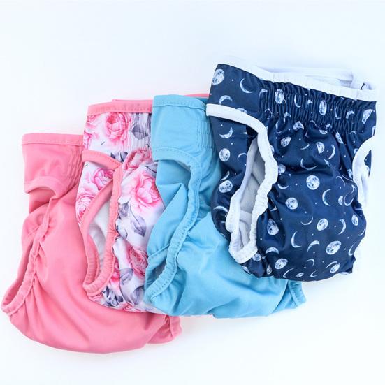 Female Dog Diaper Absorbent Reusable Menstruation Pants Dog Underwear Pet Physiological Pants