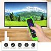Glow in the dark cute cat's ears shaped silicone universal remote control cover with  for TCL Hisense Roku TV remote control