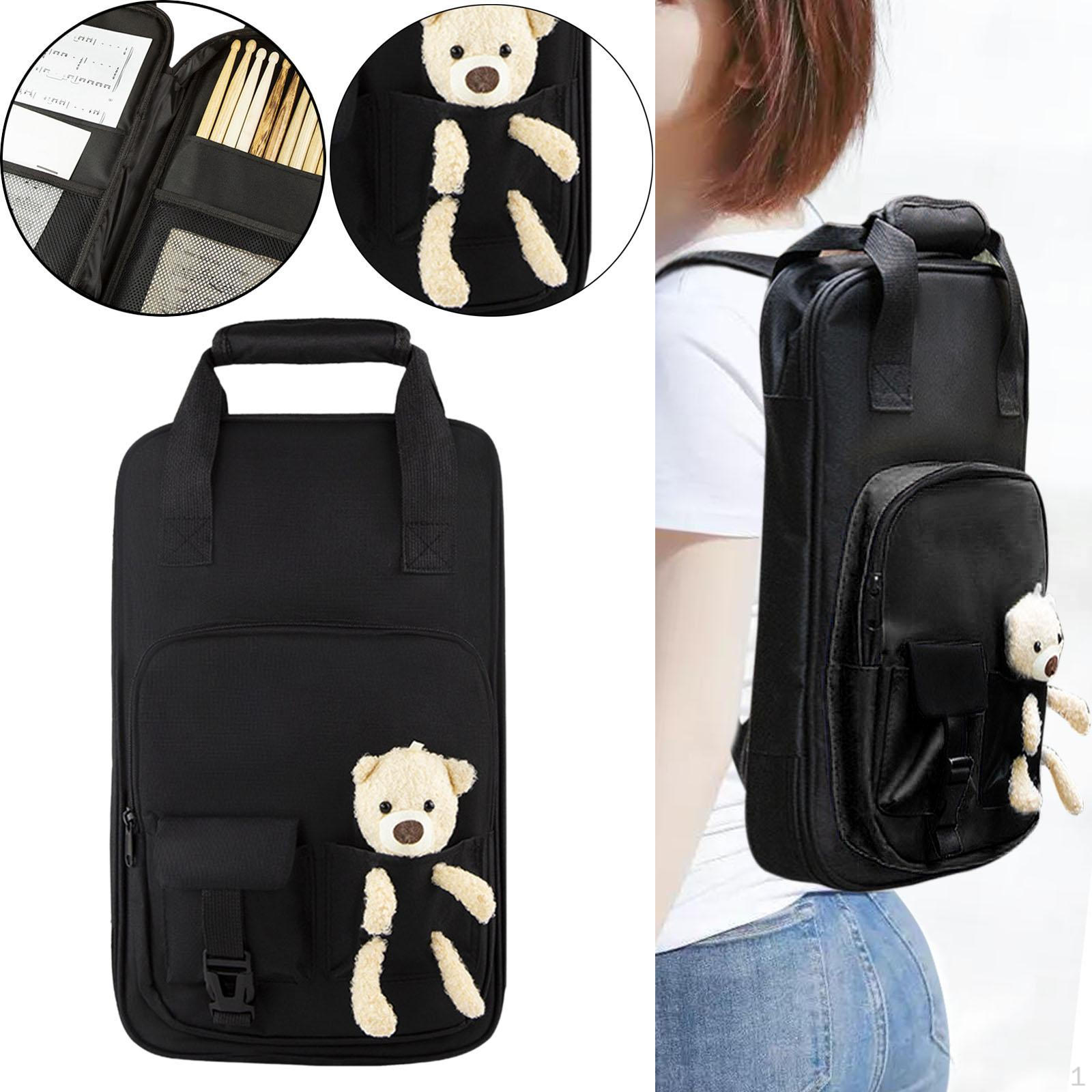 

Сумка для барабанных палочек Держатель барабанных палочек Универсальная с ручкой Палочки Перкуссионные аксессуары для детей