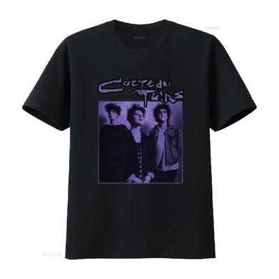 Cocteau Twins T Shirt REPRINT Vintage Washed Top For Everyday Wear Versatile Graphic Unisex Fashion Soft Stylish Comfortable