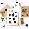 Adorable Haunted Kitten Theme Sticker Pack 500 Sheets Safe Removable Wall Decals For DIY Crafts School Activities Black Cats Party
