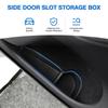 For Tesla Model Y 2025 Juniper Launch Door Side Storage Box Front Rear Model 3 Door Storage Organizer Tray Travel Accessories